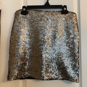 Dynamite sequins mini skirt